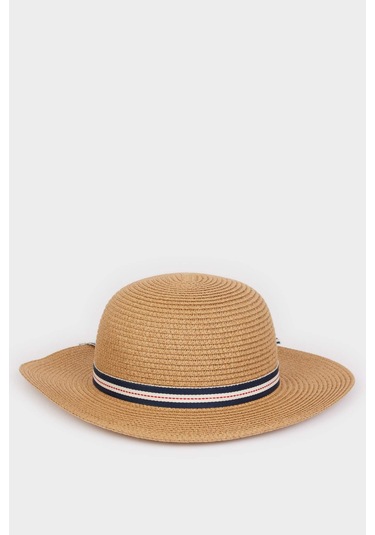 DeFacto Kadın Hasır Şapka D9458AX25SMBN126 Kahve