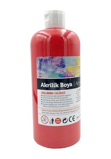 Red Apple Akrilik Boya 500 Gr Pembe Ra 500-20