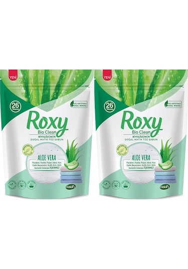 Dalan Roxy Bio Clean Matik Sabun Tozu 800GR Aloe Vera (2 Li Set)