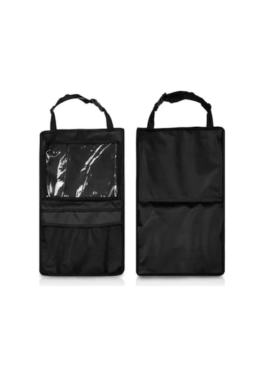 Araba Araç Içi Oto Koltuk Arkası Tablet Tutucu Pratik Cepli Eşya Düzenleyici Çantası Organizer