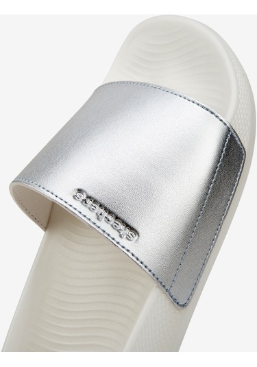 Skechers Hyper Slide - Shine On Kadın Gri Terlik 140431 Sıl Gri