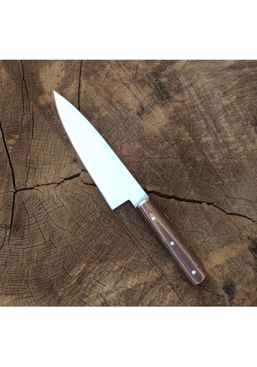 Şef bıçağı Profesyonel El yapımı Özel Üretim HGESF01 Ahşap