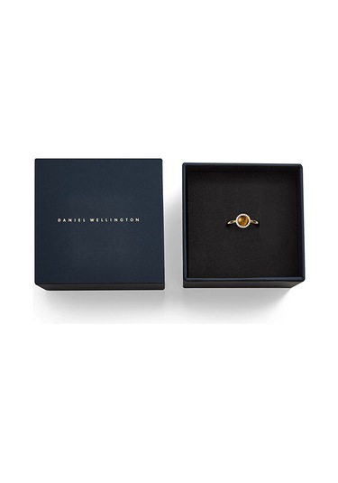 Audrey Ring Tiger Eye Rose Gold Pembe