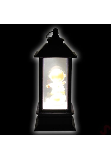 Uçuşan Simli,12,5cm X 5cm Led Işıklı Astronot Fener Küre - D