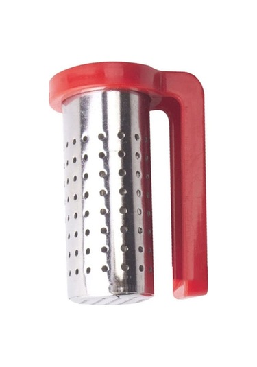 Sones Ev Paslanmaz Çelik Çay Süzgeci Basit Ve Taşınabilir Çay Filtresi Kırmızı