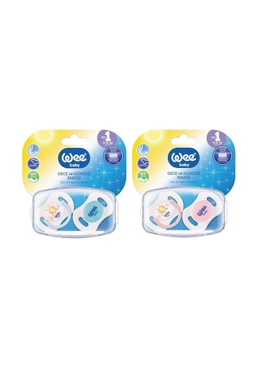 Wee Baby 152 Gece Ve Gündüz Emziği 0-6 Ay No:1 Krem