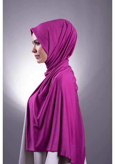 Şarabi Düz Klasik Şal Viskon Kumaş Likralı Penye 202101_08