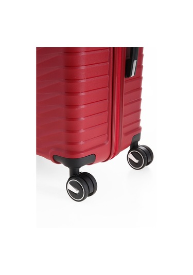 Ultra Dayanıklı 3'lü Set Valiz & Bavul Kırmızı-1389 Kırmızı