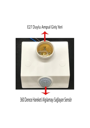 Şahnet 5014 360 Derece E27 Duylu Hareket Sensörü