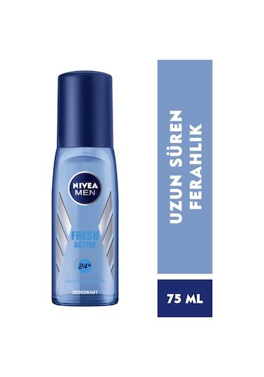Nivea Fresh Active Pump Erkek Sprey Deodorant 75 ML
