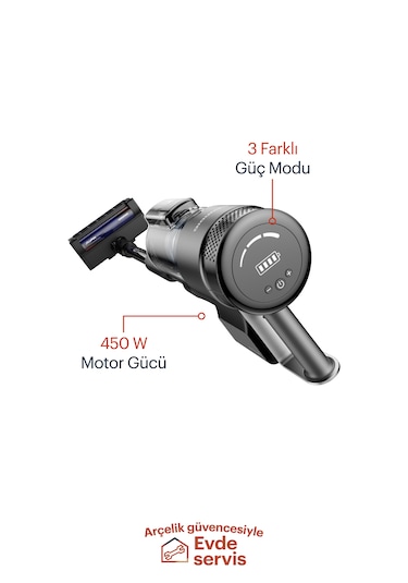 Grundig VCP 9431 PRO Dikey Şarjlı Süpürge