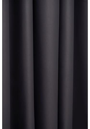 Lunet 140x270 Cm 2 Adet Blackout Fon Perde Antrasit