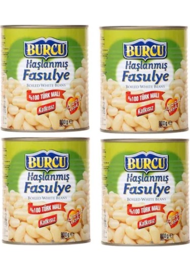 Burcu Haşlanmış Fasulye 4 x 800 G