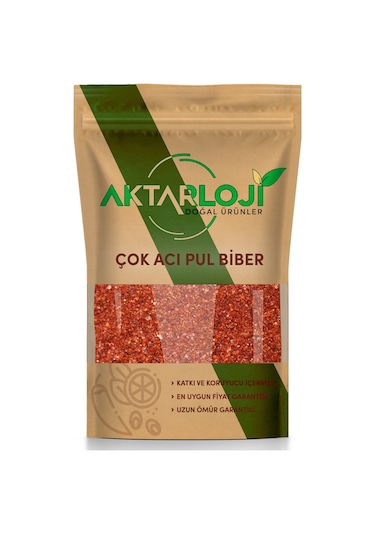 Aktarloji 2 KG Çok Acı Pul Biber Zehir Acı Gaziantep
