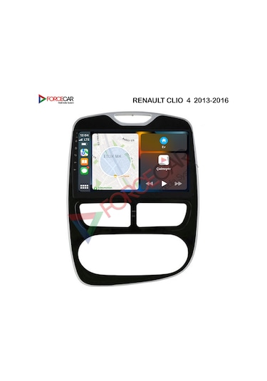 RENAULT CLİO 4 ANDROİD MULTİMEDYA 2_32 KABLOSUZ CARPLAY