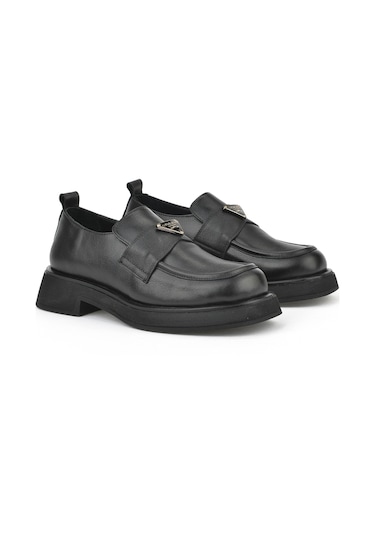 Ziya, Kadın Hakiki Deri Ayakkabı 1531050z25100553y Siyah 1531050z25100553y 000 Siyah