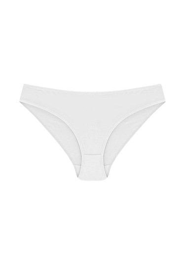 Bonbonetti Kadın Pamuklu Bikini Model  3'Lü Paket Siyah Beyaz Ten Kadın Külot Çok Renkli