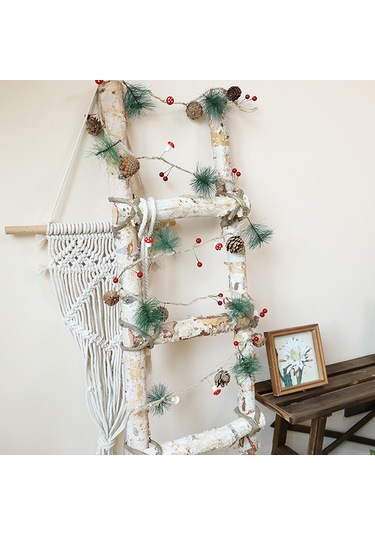 Geeksen Noel Led Işık Zinciri 2m 20 Işık, Çam İğnesi, Kozalak Ve Mantar Dekorasyonu, Pil Beslemeli Pil Yok Diğer