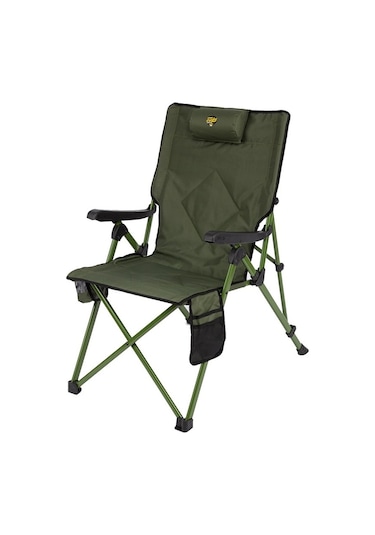 Funky Chaırs Comfort 3 Kademeli Katlanabilir Kamp Sandalyesi - Haki