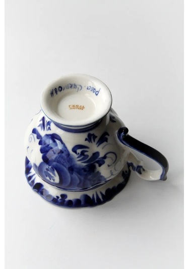 Terehoff Gzhel Fincanı 318317268 Cobalt Mavisi