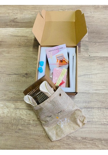 Puka Pk-2eq Koa Ağacı Profesyonel Jak Girişli Kalimba Seti