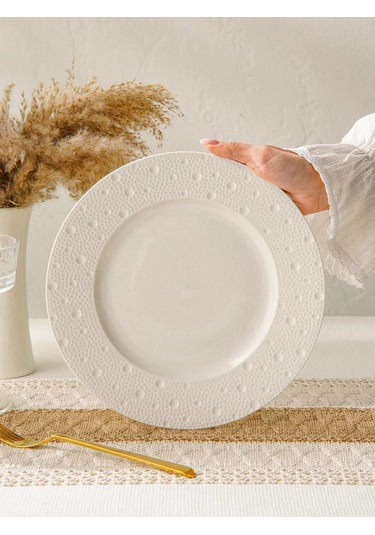 Magistro Porselen Servis Tabakları 2'li Set D 26 Cm Fray 344082581 Beyaz