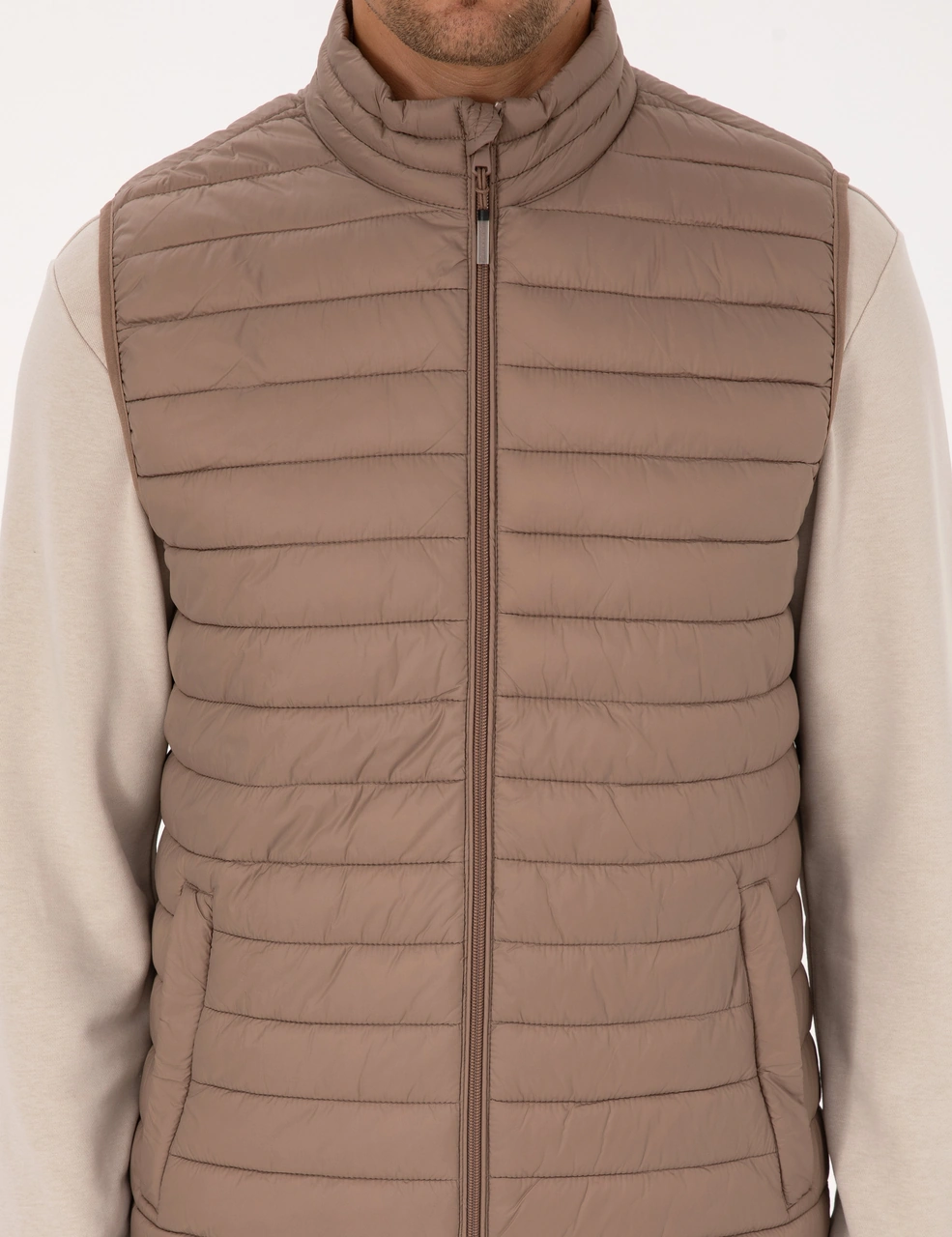 Pierre Cardin Erkek Vizon Mont Yelek 50313897-vr052 Vizon