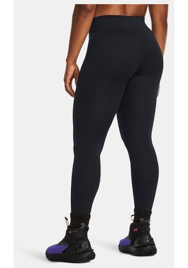 Kadın Ua Authentics Tayt 1368700-001 Siyah - Beyaz