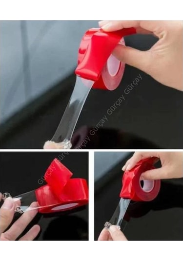 Flamme Çift Taraflı Silikonlu Bant 19mm - 2 Metre