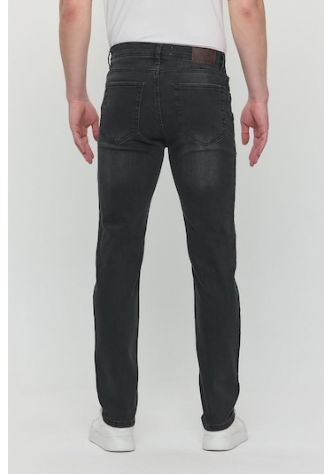 Polo State Regular Fit Likralı Erkek Denim Kot Pantolon Füme Füme