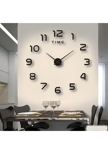 Monyee Akrilik Gece Aydınlatmalı Sessiz Duvar Saati - Minimalist Dekoratif Dıy Takımyazı Saatleri - Altın 40cm Toplu Satış Çok Renki