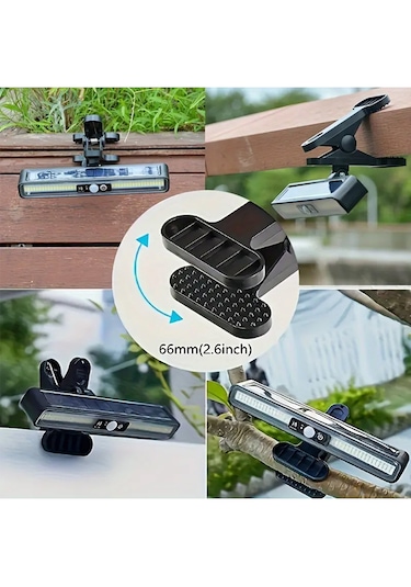 Greentech Güneş Enerjili Hareket Sensörlü Mandallı LED Aydınlatma / GT-SL29