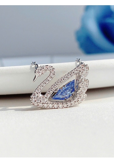 5533397 Swarovski Kolye Dancing Swan-Necklace Czfu-Rhs Anni