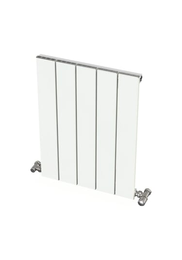 Alüminyum Radyatör 60x45 5 Dilim Kırık Beyaz Ral9010 Hestia