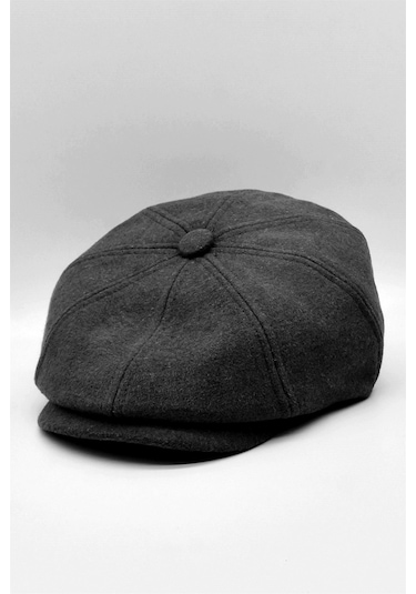 Şapka Kışlık Siyah Yün Spor Erkek Kasket