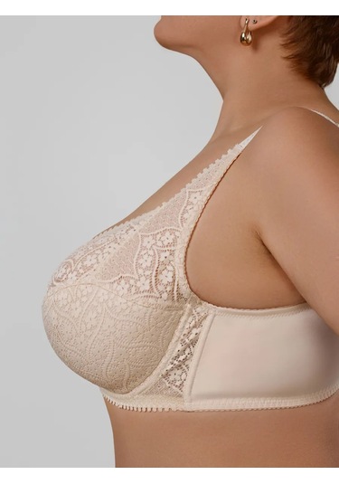 Diorella Fashion Dantel Sütyen Büyük Beden 402356621 Bej