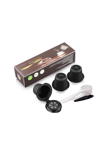 Gümüş İ Cafilas Nepc02 Yeniden Kullanılabilir Kahve Kapsülü Kahve Kapsülleri Filtresi Paslanmaz Çelik Kahve Makinesi Aks. 56600035