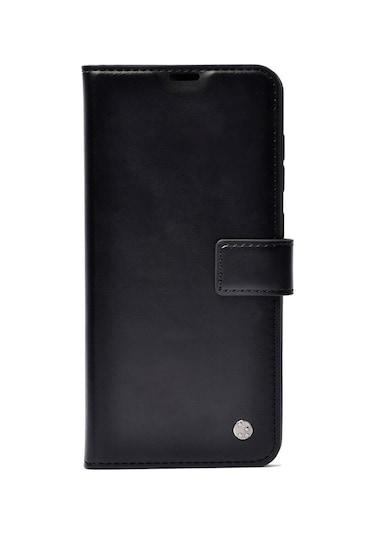 Redmi Note 15 Pro Plus Kılıf Standlı Kapkalı Cüzdan Kopçalı Kar Deluxe Siyah