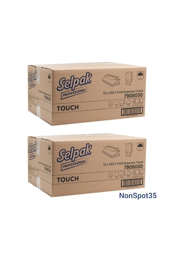 Professional Touch Z Katlama Dispenser Havlu 200'lü 24 Paket 20x24 Cm