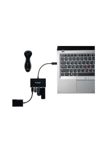 Kensington Hub 4 Bağlantı Noktası Usb-c Ch1000