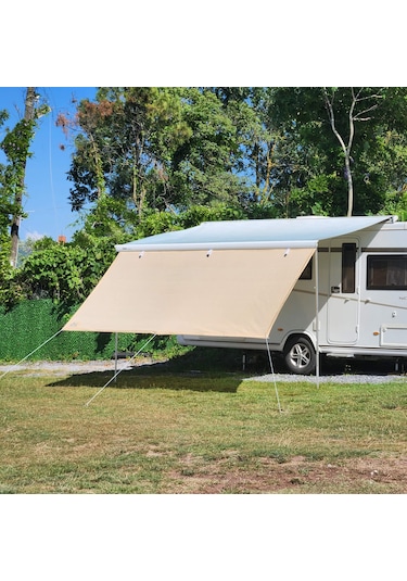 2k Karavan 390cm Karavan Tentesi Ön Uzatma Gölgelik Perde