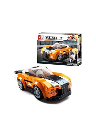Sluban Car Club Yarış Arabası Turuncu