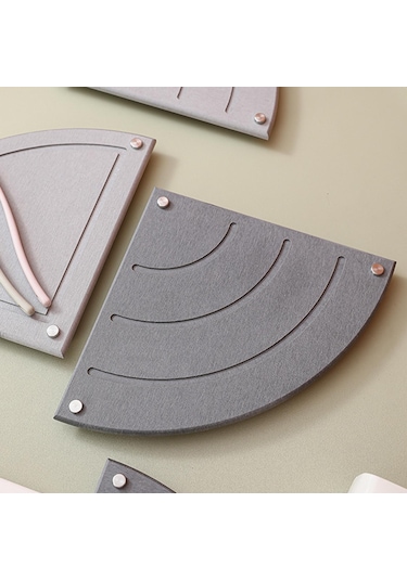 Suntek Ana Evye Kaymaz Banyo Ve Mutfak Için Koyu-gri-yuvarlak Koyu Gri Yuvarlak