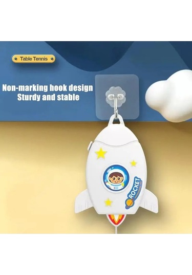 Ganzhoushop Tenisi Tenis Raket Mini Mavi Masa Eğitmeni Badminton Asılı Ambition Uq Profesyonel Antrenman Ekipmanı Mavi