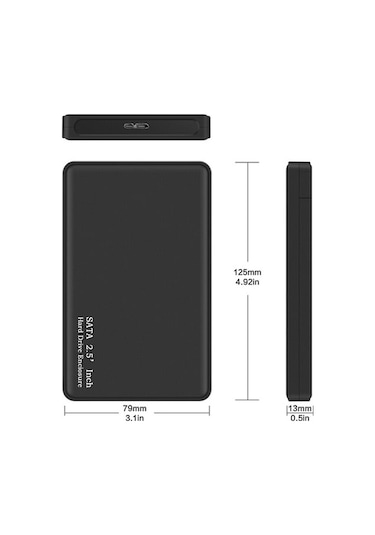 Harddisk Kutusu 2.5 İnç Sata Usb 3.0