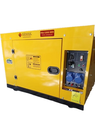 Armak PDA12000TEK 11KVA Dizel Trifaze Kabinli Portatif Jeneratör