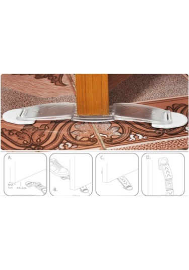 Miny Baby Kapı Altı Stoperi-Şeffaf