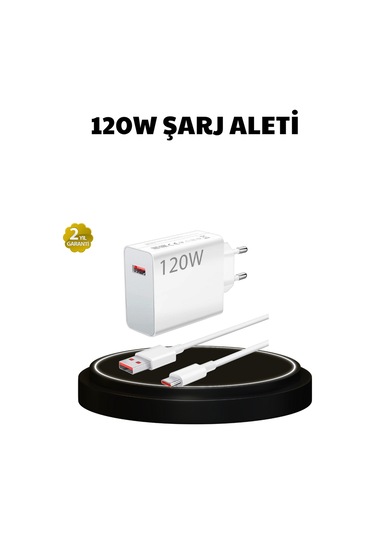 120w Ultra Hızlı Şarj Adaptörü Usb-c Destekli Güçlü Şarj Teknolojisi