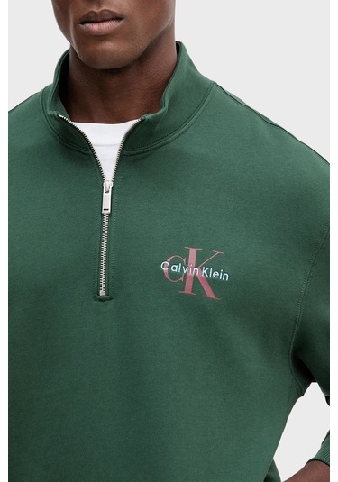Calvin Klein Erkek Kazak Lv04rd244g Llg Yeşil Yeşil