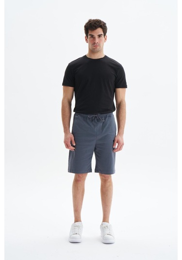 AR-MA Arma Erkek Regular Fit Basic Süprem % 100 Pamuk Cepli Şort Y29504279002 Gri